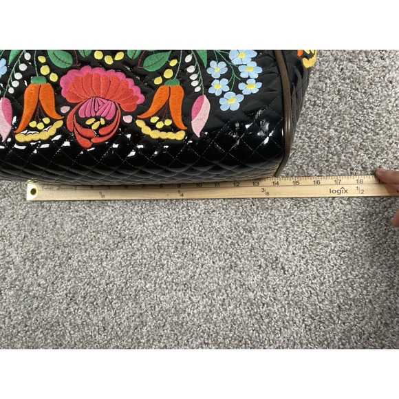 Consuela La Reina Classic Tote with Floral Embroidery and Multicolor Straps - Picture 12 of 16